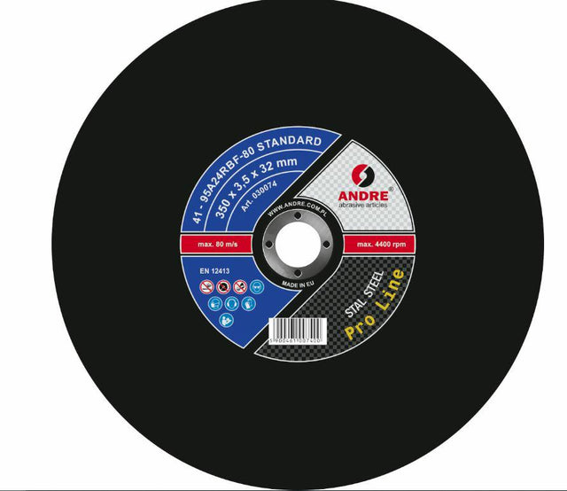 Andre metalen schild 350 x 3,5mm x 32mm standaard pro line 95a24rbf