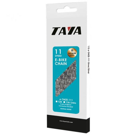 Taya ketting onze-111 1 2x5 64x136 e-bike, 11 speed, zilver