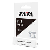 Taya -kedjan Switch Sigma Pro 1 2x3 32 Silver per 2 stycken