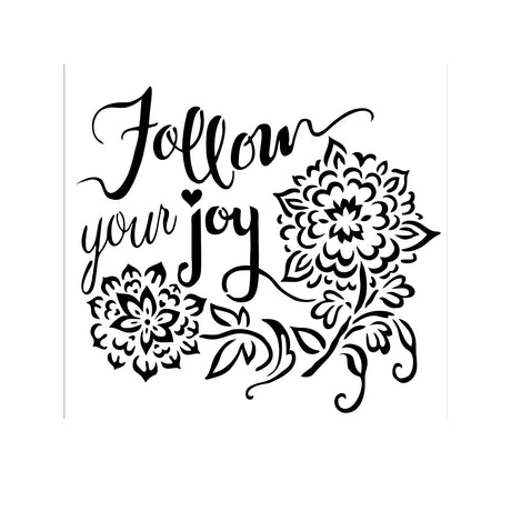 The crafter's workshop • template 15x15cm follow joy