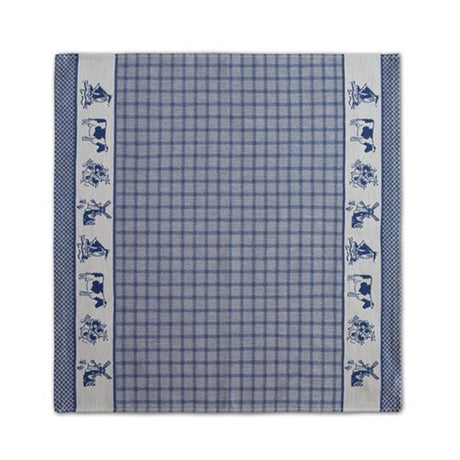 Ddddd theedoek dutchie blauw 60x65cm 6 stuks