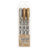 Ranger ink ranger • tim holtz distress crayons set metallics 3st.