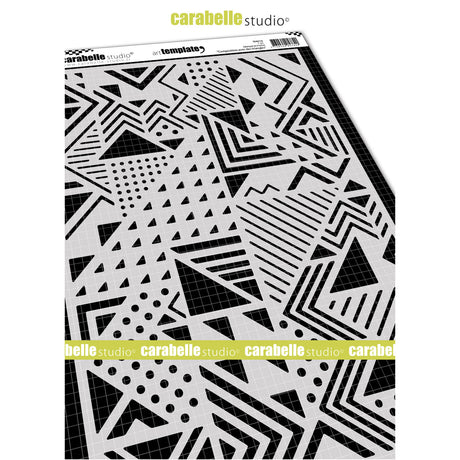 Carabelle studio • sjabloon compositie met driehoeken