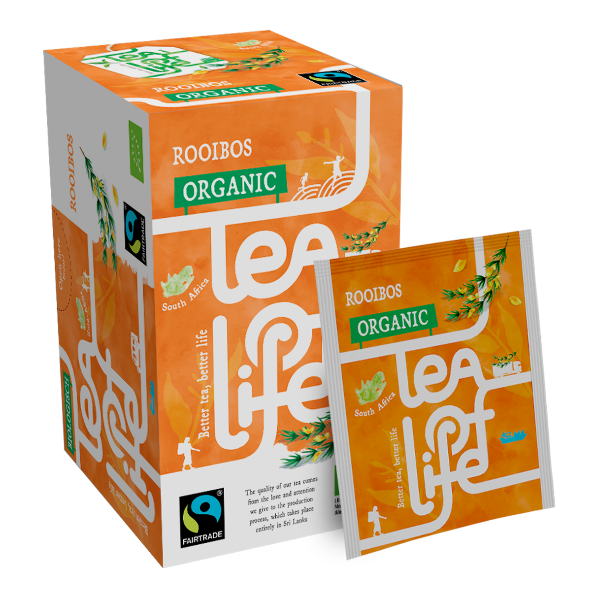 Tea of life fairtrade organic rooibos (25x1,5gr)