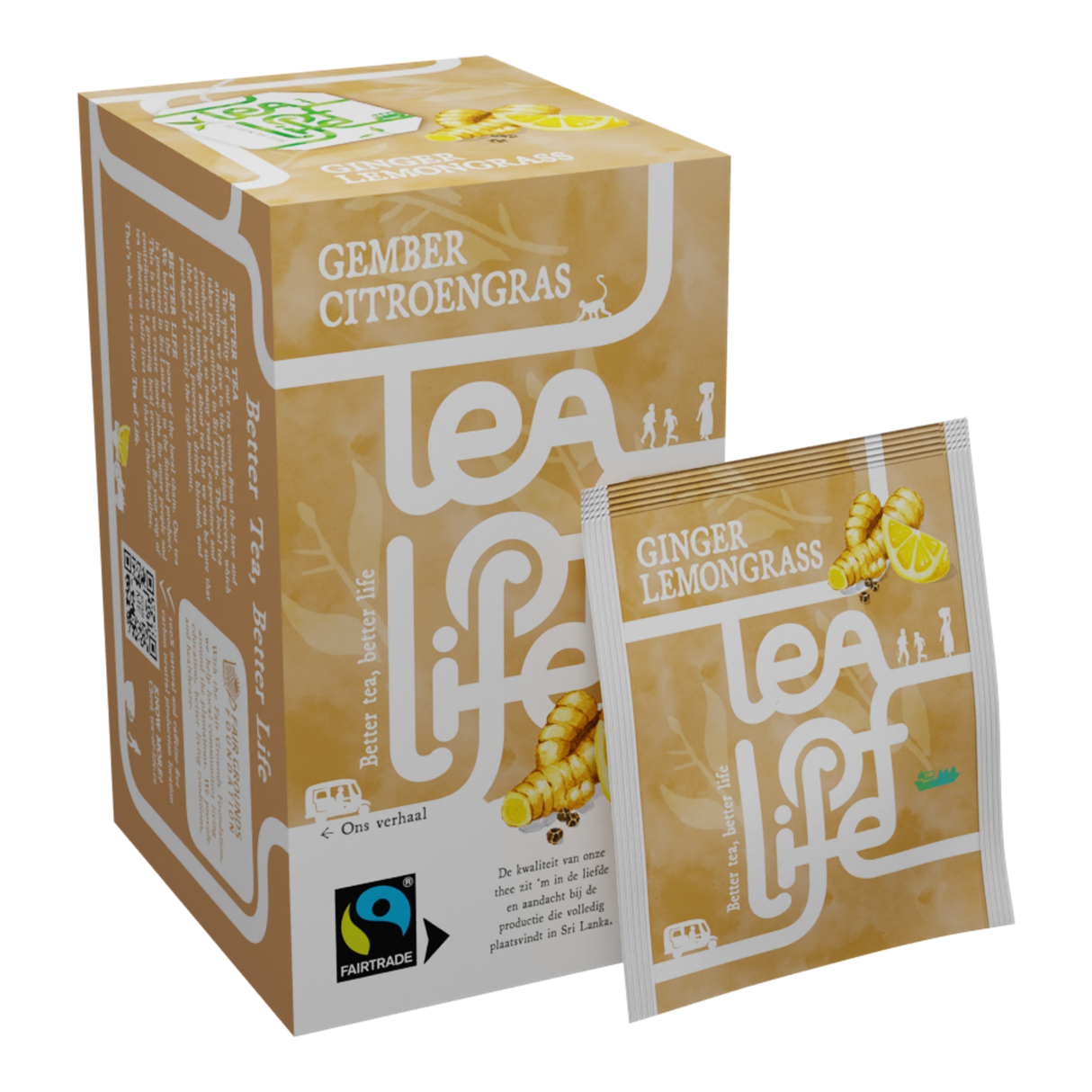 Tea of life ginger lemongrass infusion (100x1,25gr)