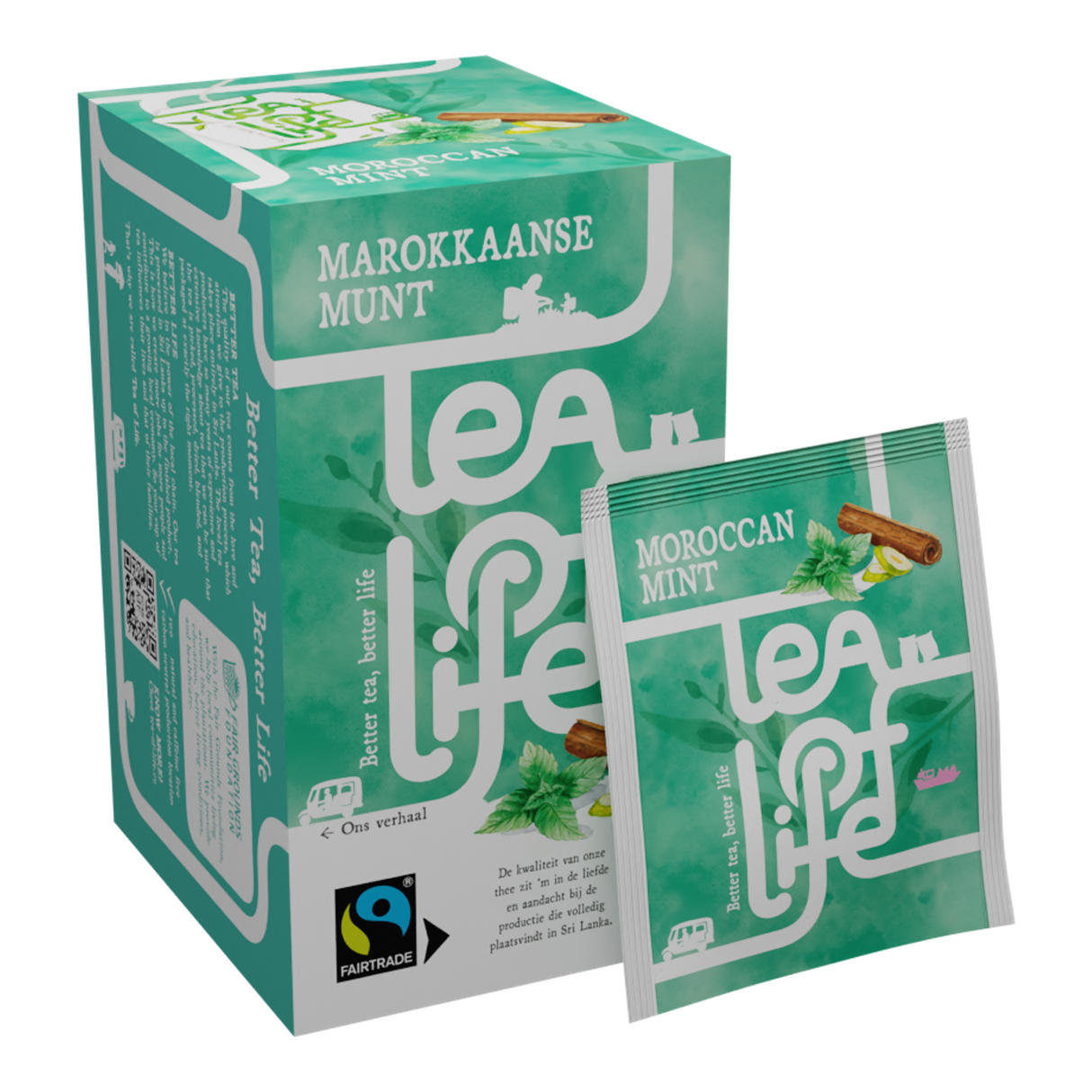 Tea of life moroccan mint 1.5gr. (100 stuks)