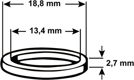 Cornat dichting o-ring grohe 13.4x2.7(4st) - tec380258