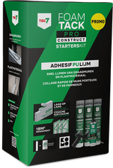 Tec7 foamtack pro construct starterskit (3x 880 ml, reiniger en gun) - 670995000