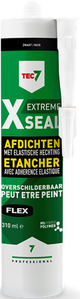 Tec7 x-seal zwart, patroon, 310 ml | alles en overal afdichten - 528013000