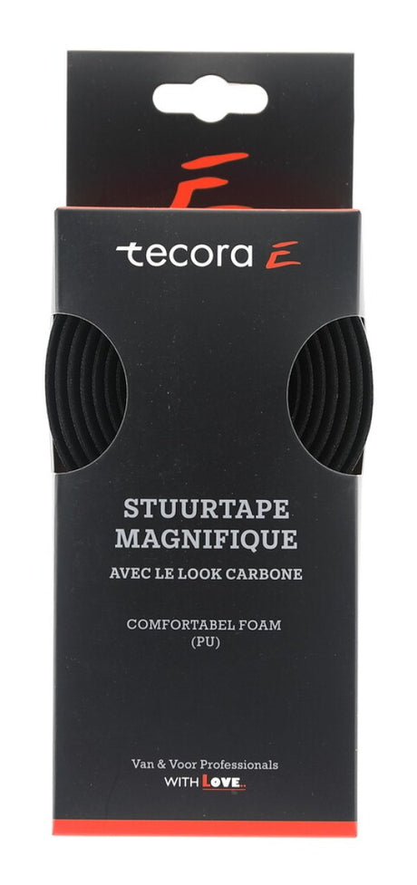 Buzaglo tecora e stuurlint magnifique carbon look, ø2.5x30mm, 2m, zw