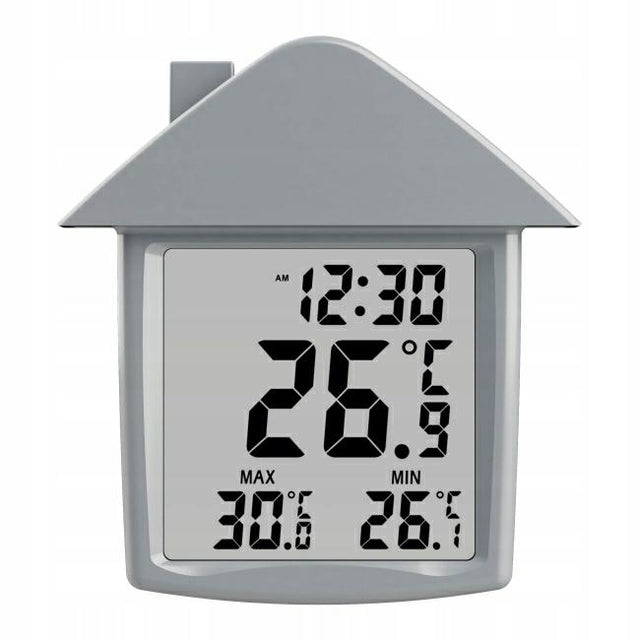 Transparante raamthermometer