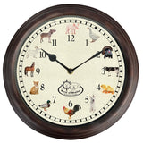 Esschert design klok met dierengeluid