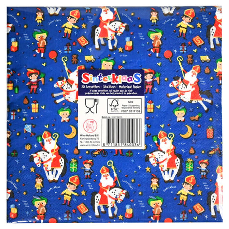 Servetten sinterklaasfeest - 20st.