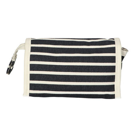 Traveller spiegeltas stripe blauw sports classic 16.5x11cm
