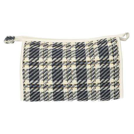 Traveller toilettas tweed ruit 26x16cm
