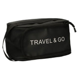 Traveller toilettas travel go zwart 15,5cm x 13,5cm