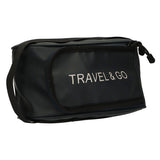 Traveller toilettas travel go donkerblauw 15,5cm x 13,5cm