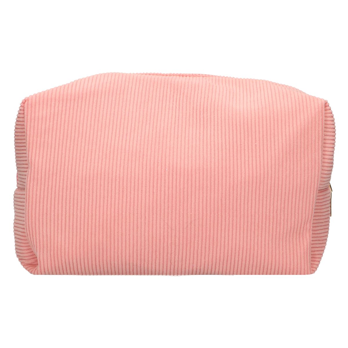 Traveller toilettas rib waterdicht roze 24,5cm x 18,5cm