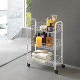 Metaltex voorraadwagen sienna 3 manden 41x23x61cm wit