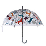 Esschert design paraplu transparant it's raining cats dogs ø83cm