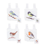 Esschert design opvouwbare tas aquarel vogel ass. 39,3x4,5x57,3cm polyester