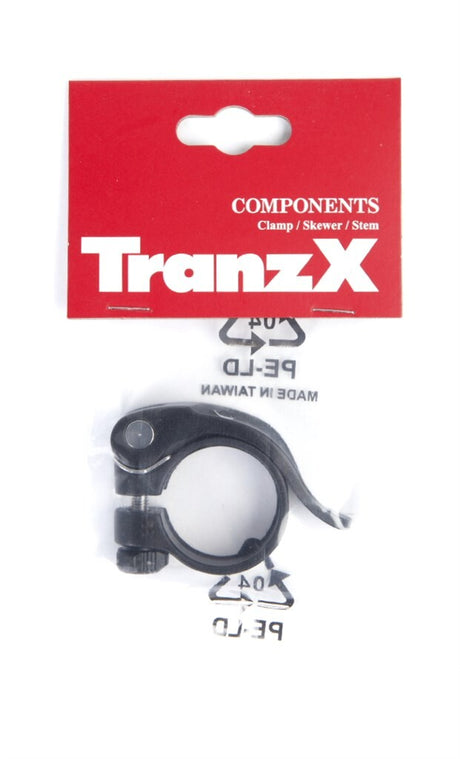 TRANZX TRANZX SEAT PEN CLAMP MED HURTLIG -TESENTER 31.8Ø Sort på kortet