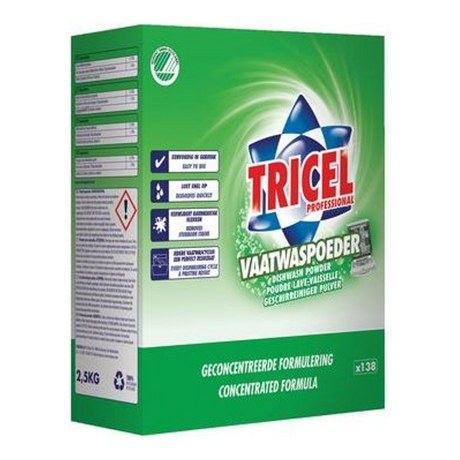 Tricel professional vaatwaspoeder (2x 5kg)