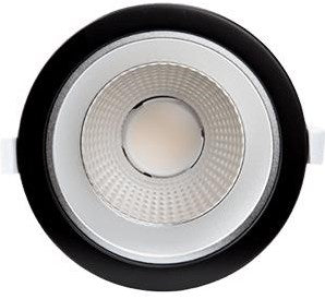 Enzo tronix led downlighter zwart reflector 15w tri-white - led2415