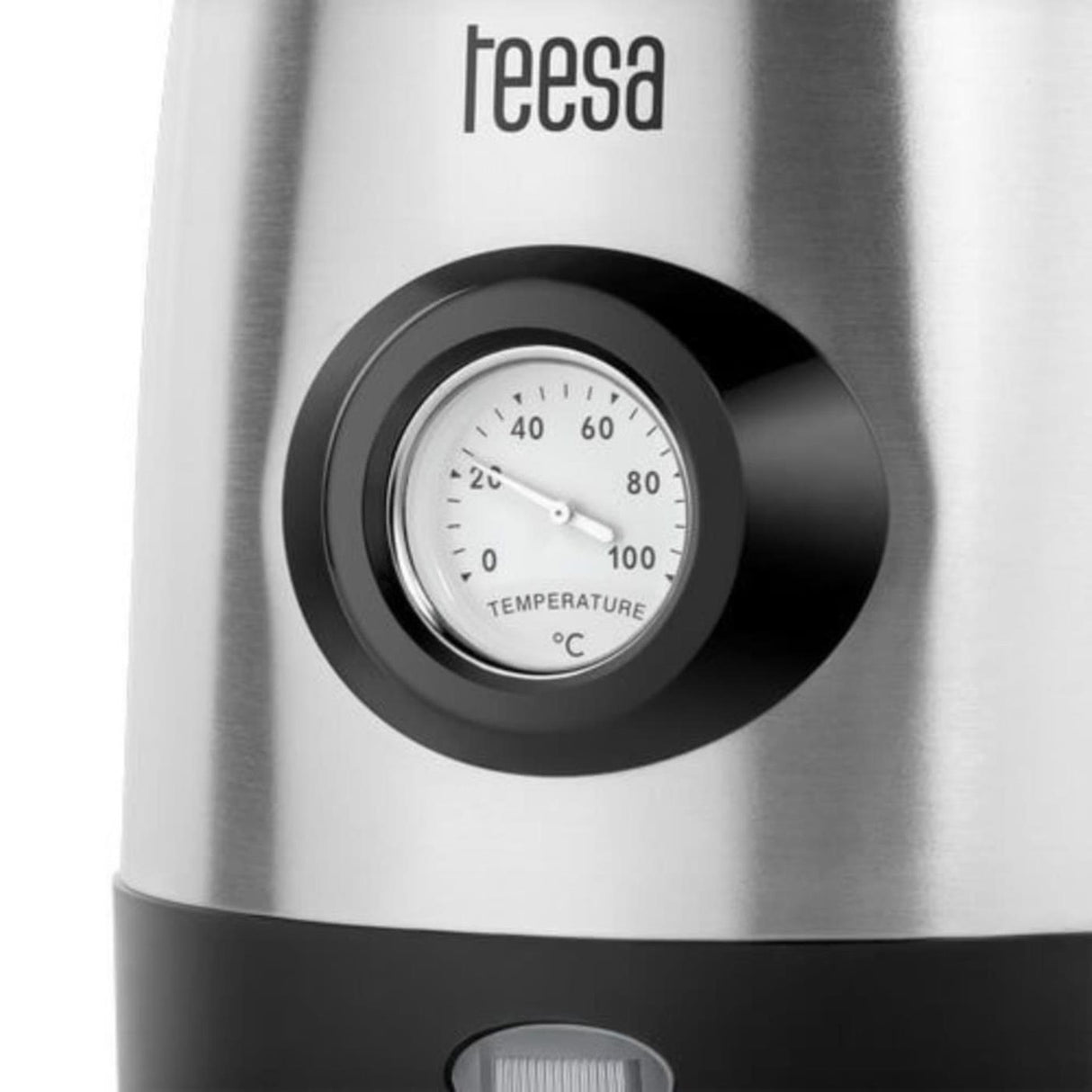 Teesa waterkoker rvs met temperatuur indicator 1,7l