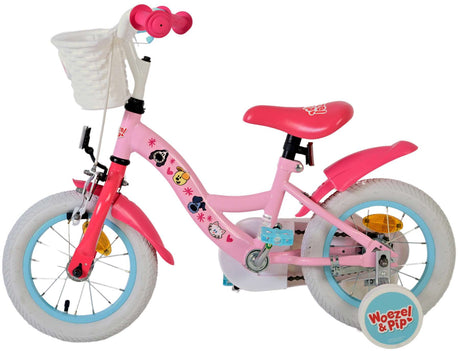 Volare woezel pip kinderfiets - meisjes - 12 inch - roze