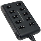 Abi usb a hub - 10 poorten