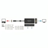 Usb c hub - 3 poorten