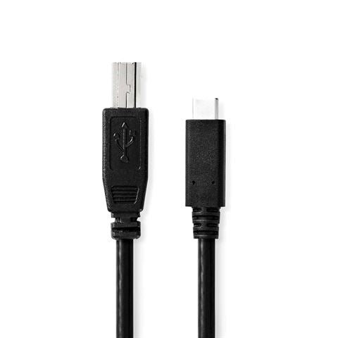 Benel USB-kabel 2M USB-C til USB-B