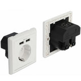 Usb c + a inbouw stopcontact