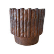 Ptmd bloempot elza bruin 18x18x17cm