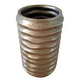 Ptmd bloempot lodas gold 12x12x20cm