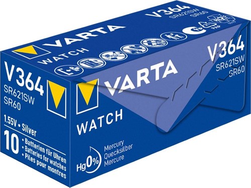 Varta 364 sr60 10 stuks in een doosje