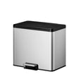 Eko essential duo pedaalemmer 15+15l mat rvs