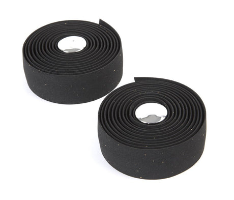 Velo handvat stuurtape gel, zwart met kurkprint