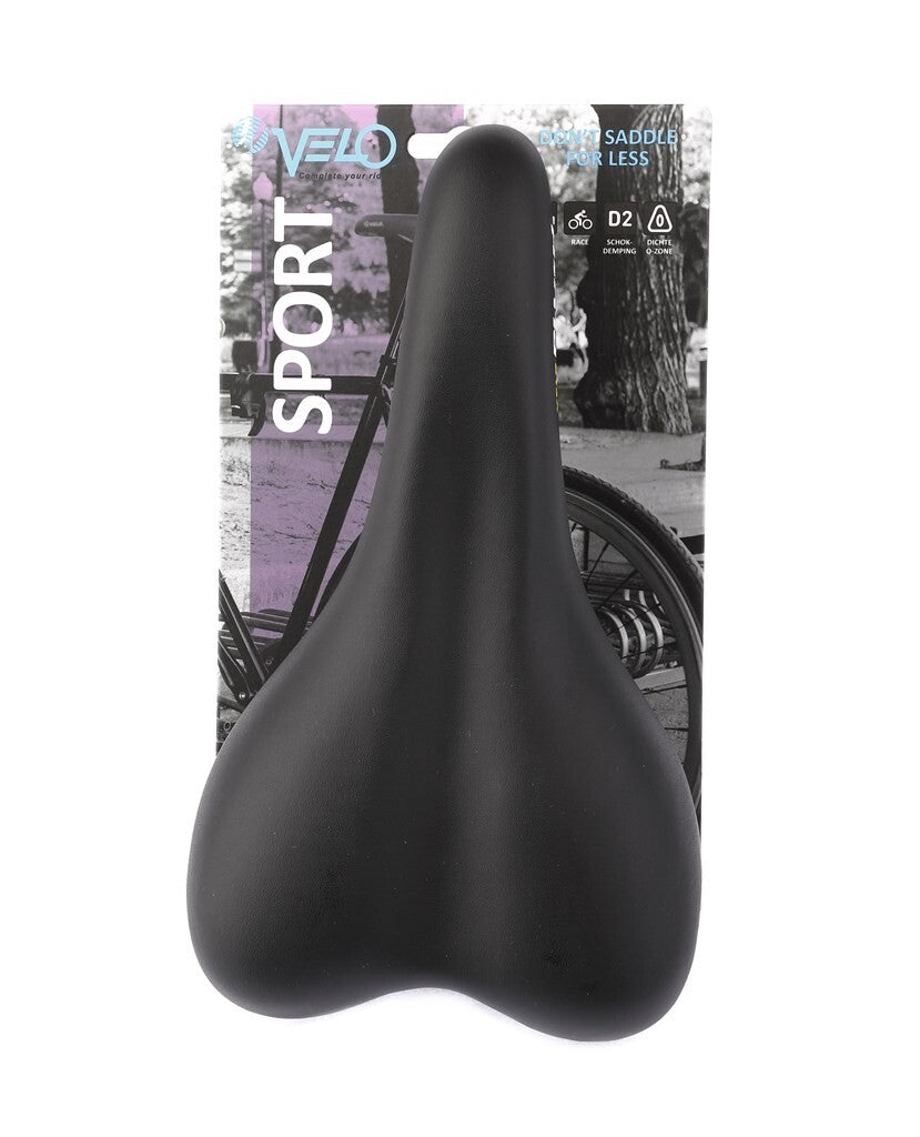 Velo Saddle Plush Sport VL-3011 Black