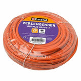 Verlengsnoer 20m ongeaard 2x1,5mm h05vv oranje