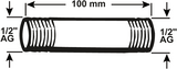 Cornat galva buisnippel mm 1 2 100mm (530) - vfb5301210