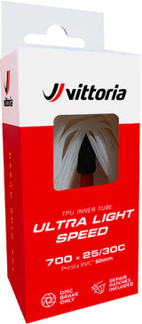 Vittoria ultra light speed 700x25 30 sv 60mm inner tube