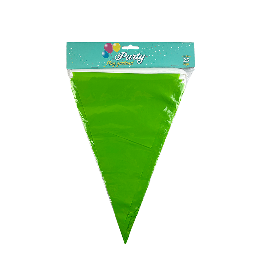 Vlaggenlijn groen 600cm