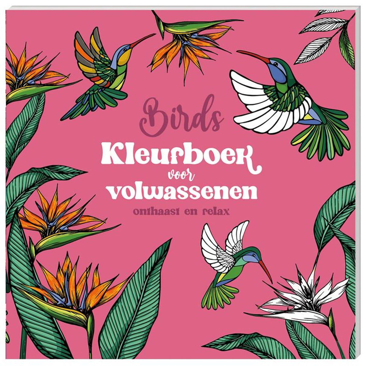 Imagebooks kleurboek voor volwassenen - birds