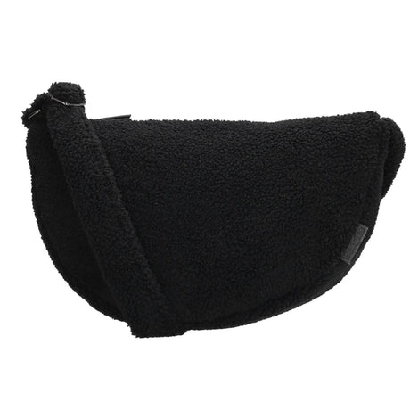 Beagles fluffy teddy moon bag schoudertas 34x21x8cm lugo zwart