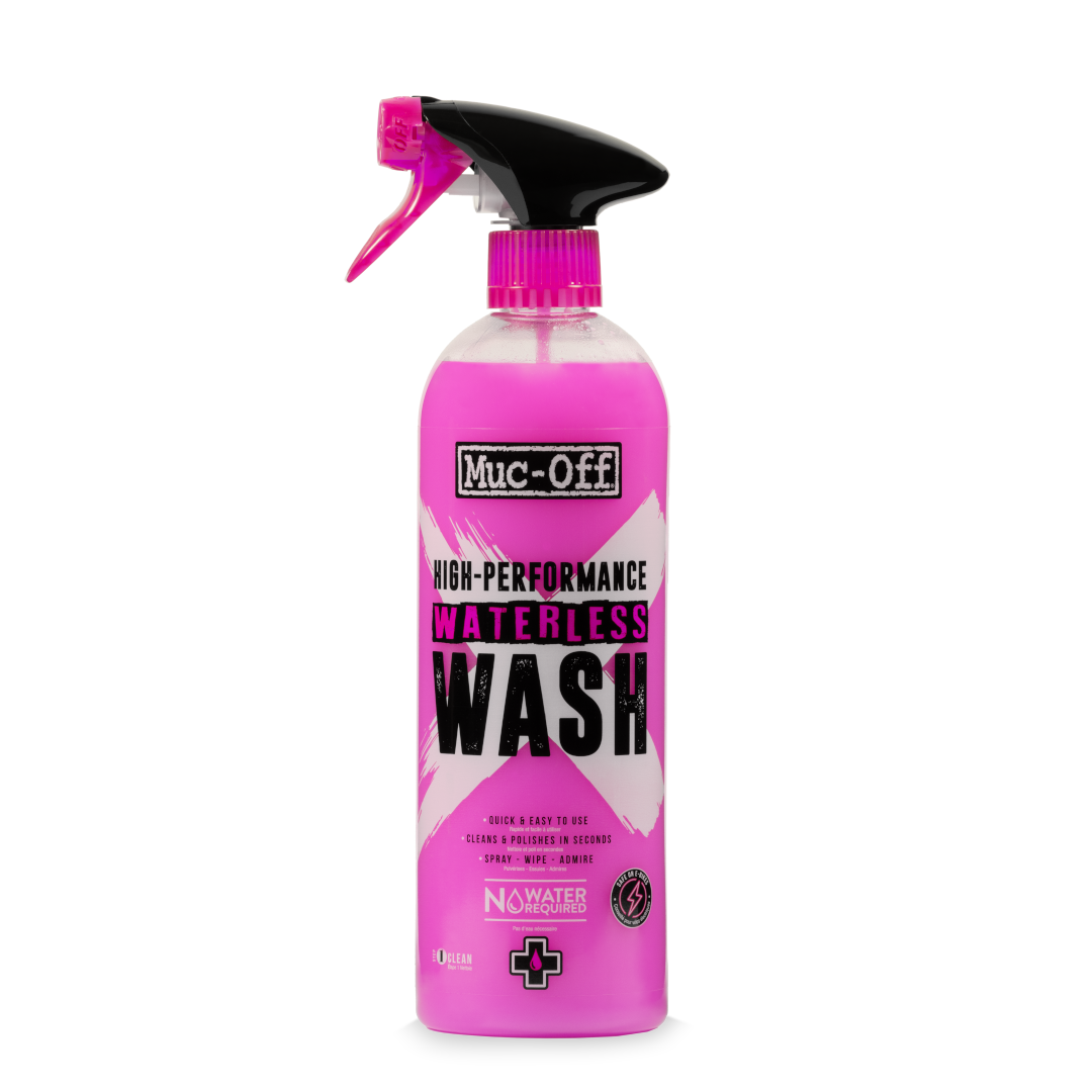Muc-off high performance waterless wash motor fiets poetsmiddel 750ml