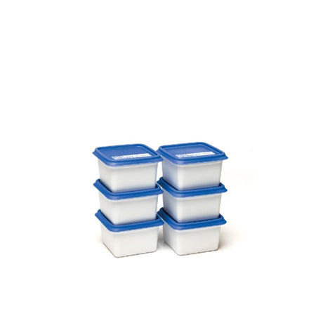 Alaska day to day diepvriesdozen - 6x 200 ml - diepvries vershoudbakjes - stapelbare bewaarbakjes - bpa-vrije bewaardozen - vaatwasbestendig microgolfoven veilige vershouddozen - gemaakt in belgië