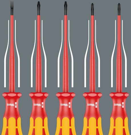 Wera 165 is pz s # 1+ 2 schroevendraaierset kraftform plus serie 100. met gereduceerde klingdiameter, 2-delig - 05006470001