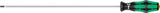 Wera 335 zaagsnede schroevendraaier, electriciën kling, 0.8 x 4.0 x 300 mm - 1 stuk(s) - 05008027001